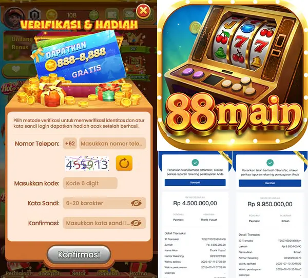 88main Daftar Sekarang - Unduh APK